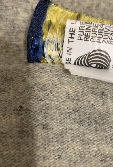 Vintage Gleneagles Of Scotland Women’s Wool Sweater Cardigan Gray Medium No Tag - Picture 7 of 8